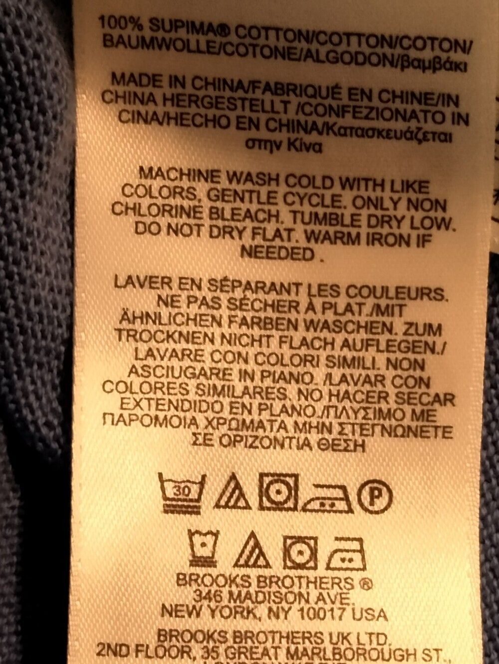 Brooks Brothers Light Blue Crewneck Button Cardigan - Picture 10 of 10
